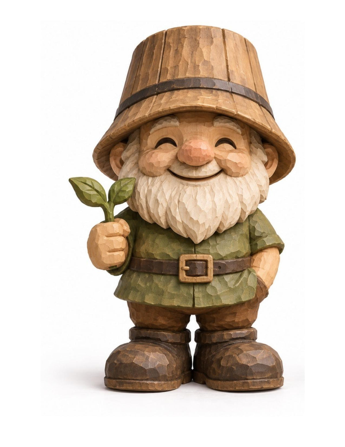 Bucket Hat Troll woodcarving pattern main image