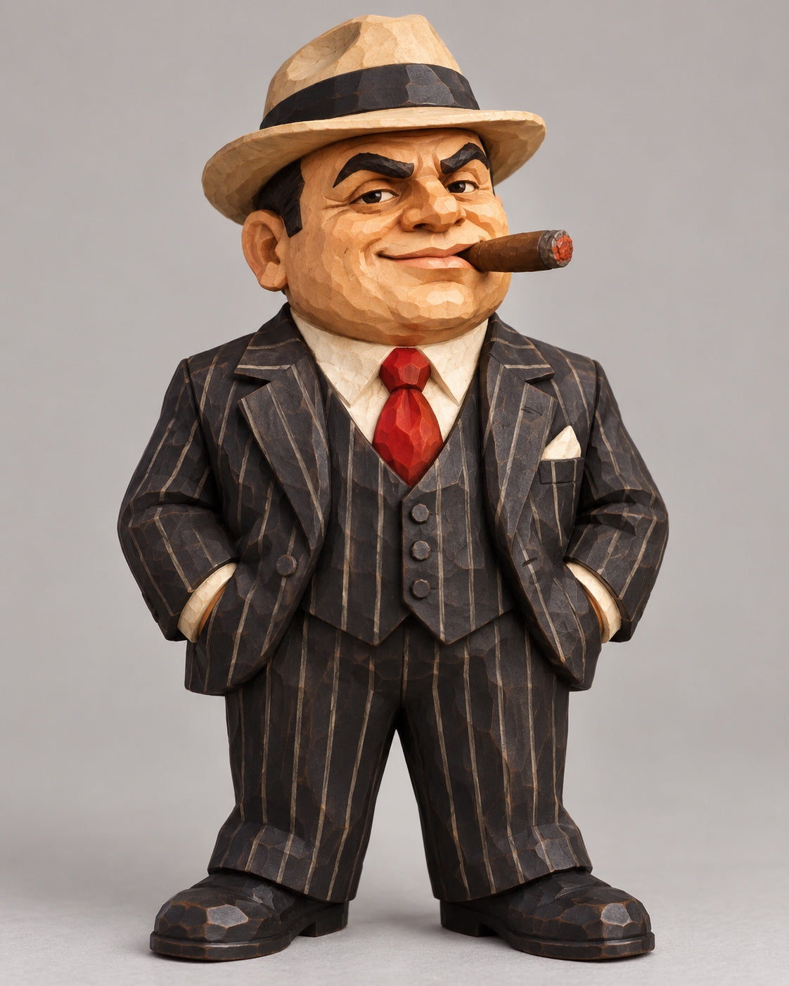 Al Capone — 4-inch carving reference