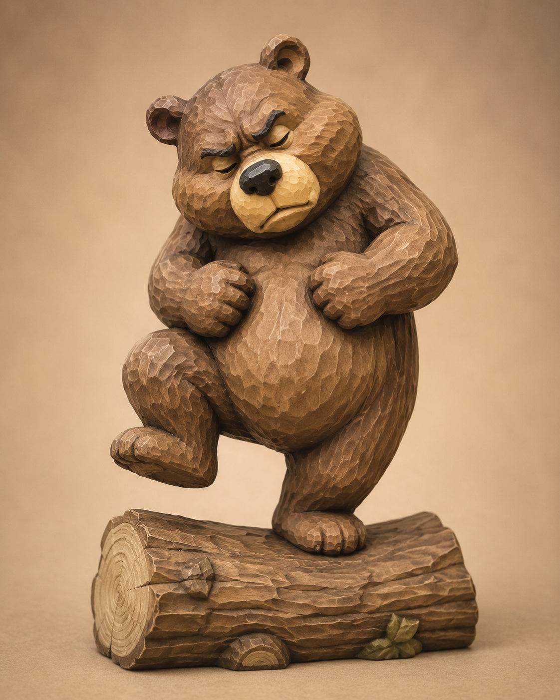 Dancing Bear digital carving pattern main image