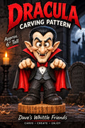 Dracula carving pattern - Dave's Whittle Friends