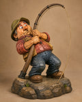 Fisherman Getting a Bite digital carving pattern main image