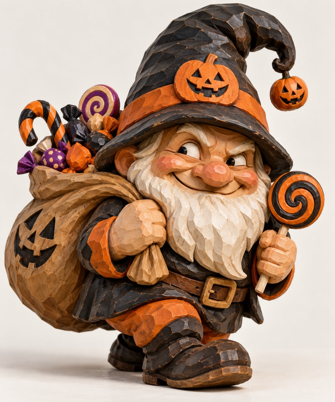 Halloween Gnome digital carving pattern main image