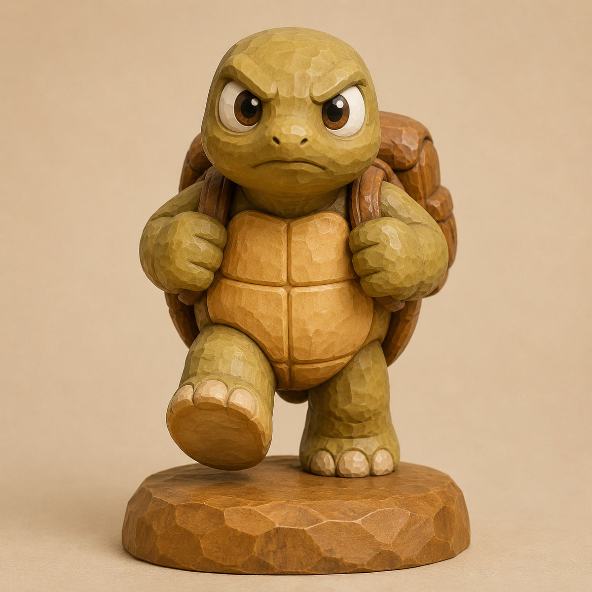 Hurrying Turtle carving pattern main image