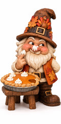 Pie Finger Gnome digital carving pattern main image