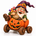 Pumpkin Cart Getaway digital carving pattern main image