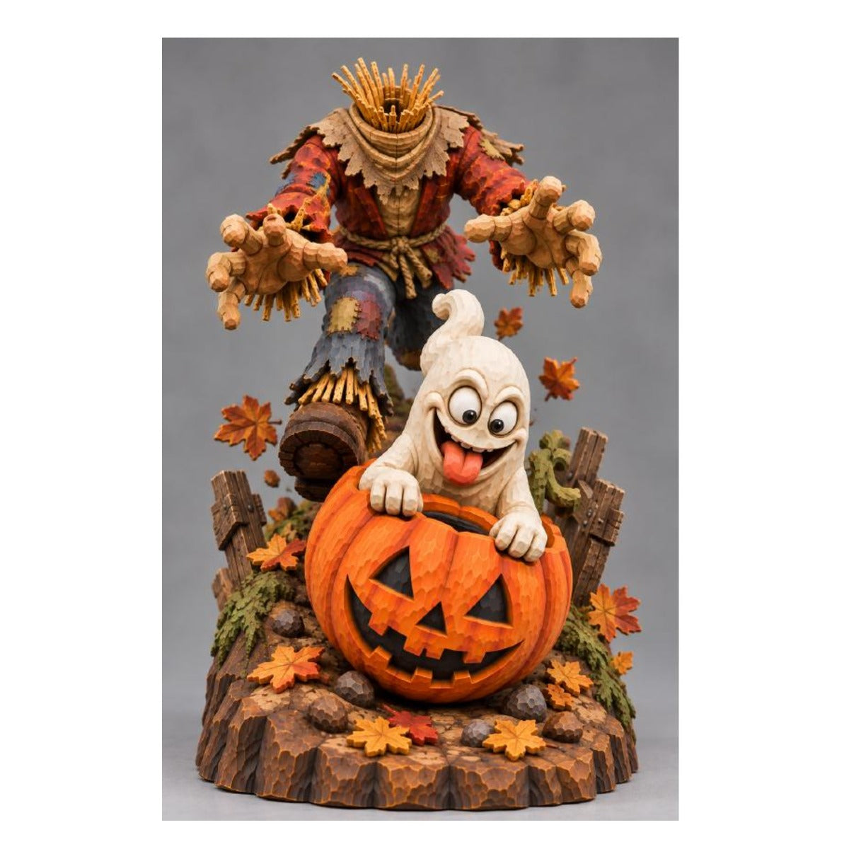 Pumpkin Head Cannonball carving pattern reference
