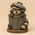 Raccoon Trash Can carving pattern main image