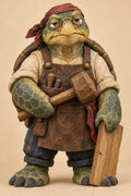 Sea Turtle Shipwright digital carving pattern main image
