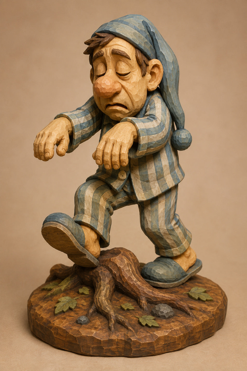 Sleepwalking Camper digital carving pattern main image