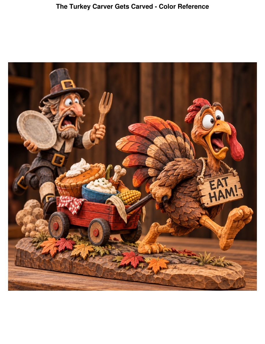 The Turkey Carver Gets Carved carving pattern