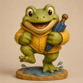 Umbrella Frog carving pattern main image