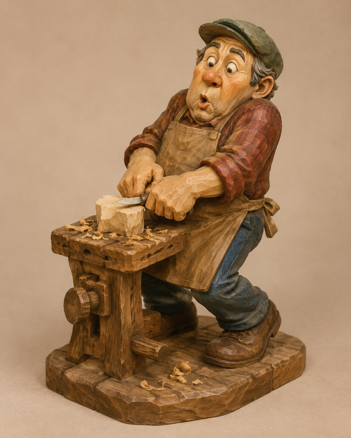 Woodcarver Carving Slip digital carving pattern main image